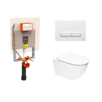 Závesný wc set na zamurovanie Vitra S60 SIKOVZW3