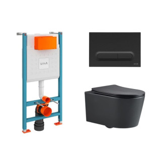 Závesný wc set do ľahkých stien / predstenová SAT Brevis SIKOVSB1