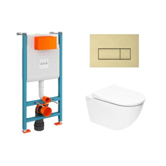 Závesný wc set do ľahkých stien / predstenová Vitra S60 SIKOVSG1