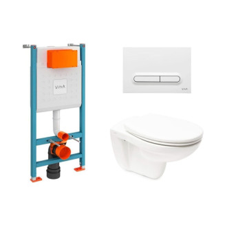Závesný wc set do ľahkých stien / predstenová Vitra Normus SIKOVSW1