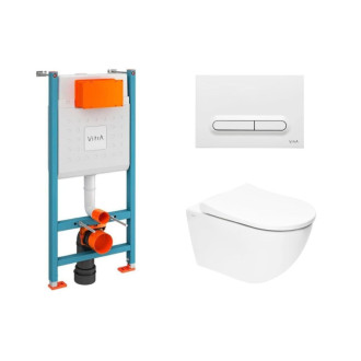 Závesný wc set do ľahkých stien / predstenová Vitra S60 SIKOVSW3