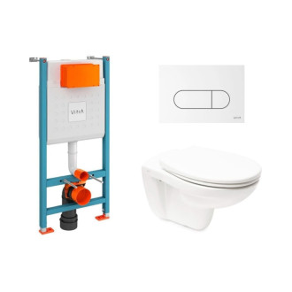 Závesný wc set do ľahkých stien / predstenová Vitra Normus SIKOVSW2