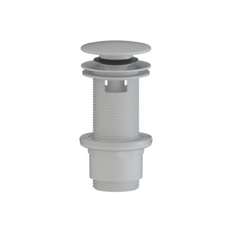 Výpust k umývadlu 5/4 SAT biela matná plast skracovateľný click clack SATAUCCXBM
