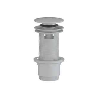 Výpust k umývadlu 5/4 SAT biela matná plast skracovateľný click clack SATAUCCXHBM