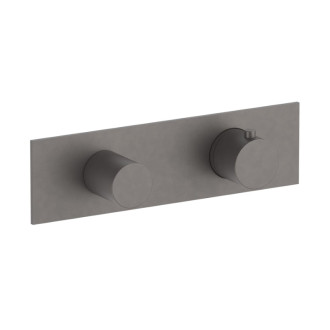 Podomietková termostatická batéria Fantini s uzatváracím ventilom gun metal 87P5G572B