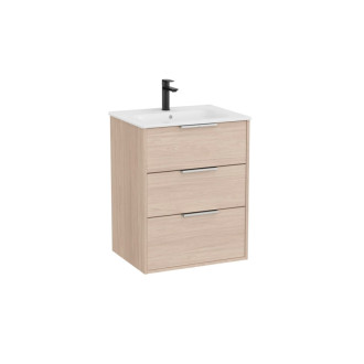Kúpeľňová skrinka s umývadlom Roca Optica 60x75,7x45,5 cm svetlý dub OPT603ZJ