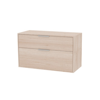Kúpeľňová skrinka bez umývadla Roca Optica 98,5x58x45,5 cm svetlý dub OPTDESK1002ZJ