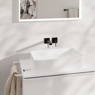 Umývadlová batéria Hansgrohe Tecturis E bez podomietkového telesa matná čierna 73051670
