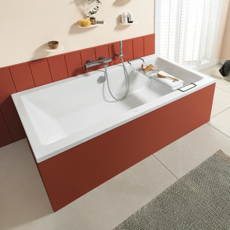 Obdĺžniková vaňa Villeroy &amp; Boch Targa 75x170 cm akrylát ľavá aj pravá Alpská biela UBA170NES2V-01