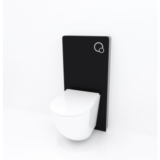 Závesný WC set predstenová montáž SAT SIKOSG67REXBL