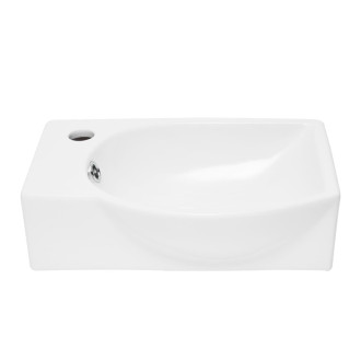 Umývadlo SAT Brevis 40,5x28 cm otvor pre batériu vľavo SATBRE4028L