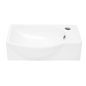 Umývadlo SAT Brevis 40,5x28 cm otvor pre batériu vpravo SATBRE4028R