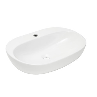 Umývadlo na dosku SAT Infinitio 60x40,5 cm otvor pre batériu uprostred SATINF60402