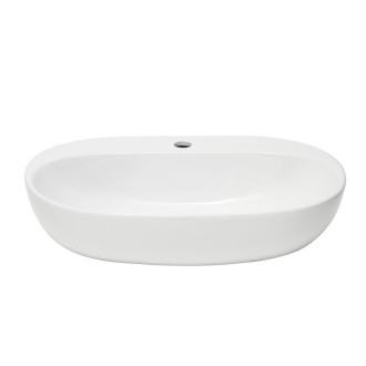 Umývadlo na dosku SAT Infinitio 60x40,5 cm otvor pre batériu uprostred SATINF60402