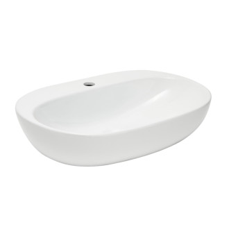Umývadlo na dosku SAT Infinitio 60x40,5 cm otvor pre batériu uprostred SATINF60402