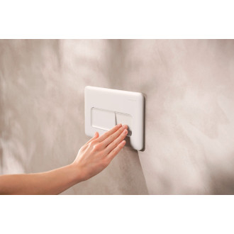 Ovládacie tlačidlo Hansgrohe iFrame Original Q plast matná biela mat 66001700