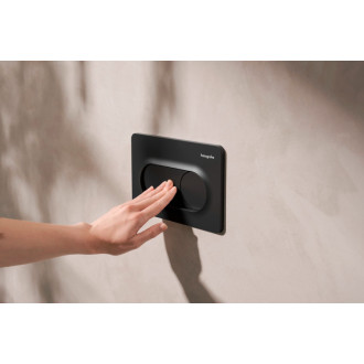 Ovládacie tlačidlo Hansgrohe iFrame Original S plast matná čierna mat 66002670