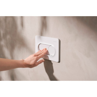 Ovládacie tlačidlo Hansgrohe iFrame Original S plast matná biela mat 66002700