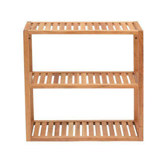 Polica Naturel Home 63x60x25 cm orech mat HOMEPOLN1