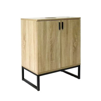 Skrinka pod umývadlo bez umývadla Ceramia Easy 60x73x36 cm svetlý dub lesk EASYUMDO