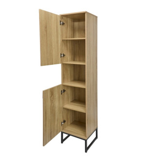 Vysoká skrinka Ceramia Easy 39x185x36 cm svetlý dub lesk EASYREGO