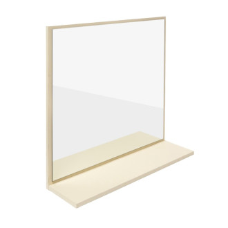 Zrkadlo s poličkou Ceramia Easy 60x61,5 cm jazmín EASYZRCJ