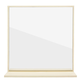 Zrkadlo s poličkou Ceramia Easy 60x61,5 cm jazmín EASYZRCJ