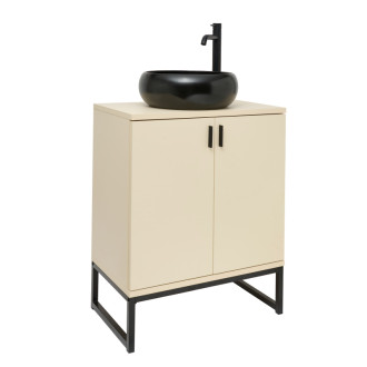 Kúpeľňová skrinka s umývadlom Ceramia Easy 60x73x36 cm jazmín mat EASYUMDB12