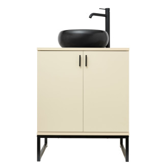 Kúpeľňová skrinka s umývadlom Ceramia Easy 60x73x36 cm jazmín mat EASYUMDB12