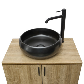 Kúpeľňová skrinka s umývadlom Ceramia Easy 60x73x36 cm svetlý dub lesk EASYUMDB6