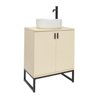 Kúpeľňová skrinka s umývadlom Ceramia Easy 60x73x36 cm jazmín mat EASYUMDB8