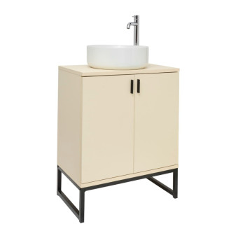 Kúpeľňová skrinka s umývadlom Ceramia Easy 60x73x36 cm jazmín mat EASYUMDB8