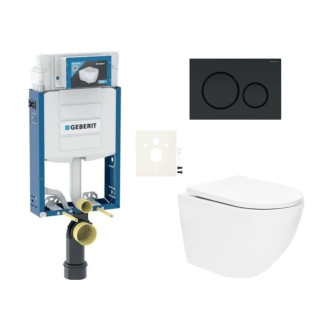 Závesný WC set na zamurovanie SAT SIKOGEZTOR67S20BL