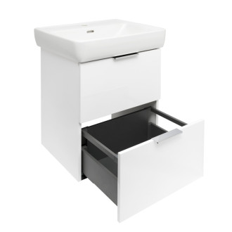 Skrinka pod umývadlo bez umývadla Laufen PRO A 57,9x69,4x50,9 cm biela lesk RE010602238060