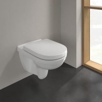 WC s doskou softclose závesný Villeroy &amp; Boch O.novo zadný odpad 5660HRR1