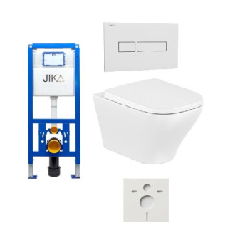 Závesný WC set predstenová montáž Roca Optica SIKOJSROOPTW
