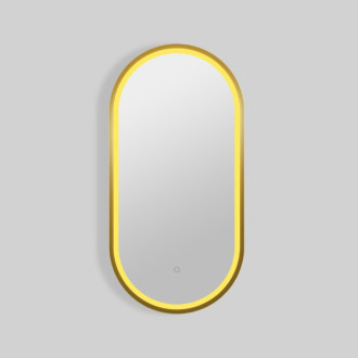 Zrkadlo so senzorom SAT Aurum 40x80 cm brúsené zlato SATZAUR4080BZ