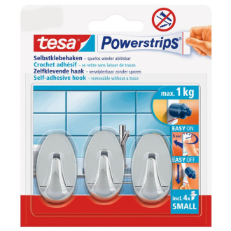Háčik Tesa Powerstrips chróm 575430001220
