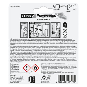 Háčik Tesa Powerstrips biela 597040000003