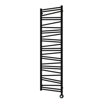 Radiátor elektrický SAT Lilon 169,5x50 cm čierna matná SATRALI1695500EBL