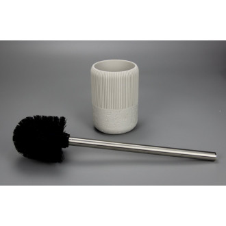 ALBA WC kefa na postavenie, biela/chróm AB2135