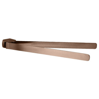 PIRENEI dvojitý držiak uterákov otočný 350mm, meď mat PI2382