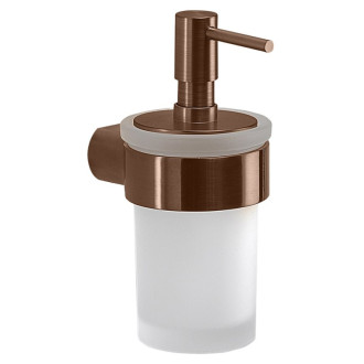 PIRENEI dávkovač mydla 110 ml, mliečne sklo, meď mat PI8182