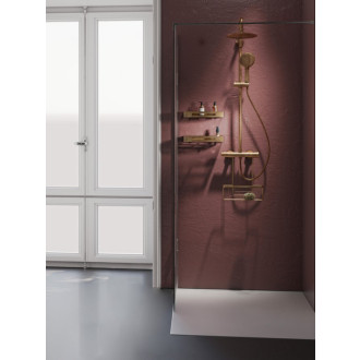 SMART polička do sprchy, 300x45x128mm, meď mat 241782