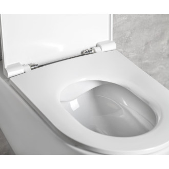 INFINITY závesná WC misa, Rimless, 36,5x53cm, biela 10NF02005