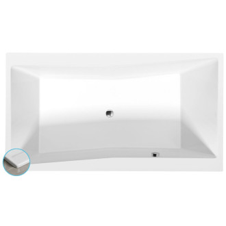 QUEST SLIM obdĺžniková vaňa 190x100x49cm, biela 78531S