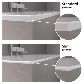 QUEST SLIM obdĺžniková vaňa 190x100x49cm, biela 78531S