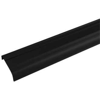 CHANEL dekoračná lišta "U" 1129x70x20mm, čierna mat