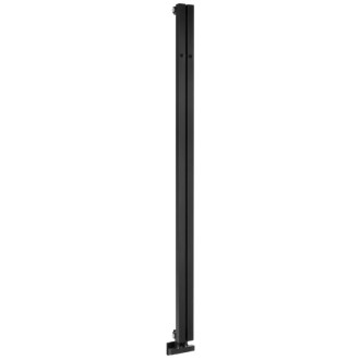 LETIZIA vykurovacie teleso 90x1800mm, čierna mat
