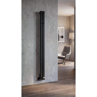 LETIZIA vykurovacie teleso 90x1800mm, čierna mat